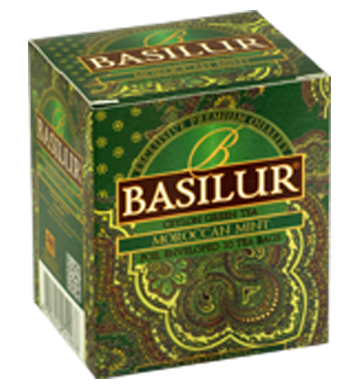 Basilur Oriental Moroccan Mint Tea, 10 カウント ティーバッグ