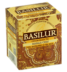 Basilur Oriental Masala Chai Tea, 10 Count Tea Bags