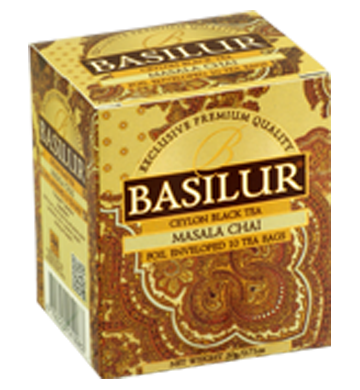 Basilur Oriental Masala Chai Tea, 10 Count Tea Bags