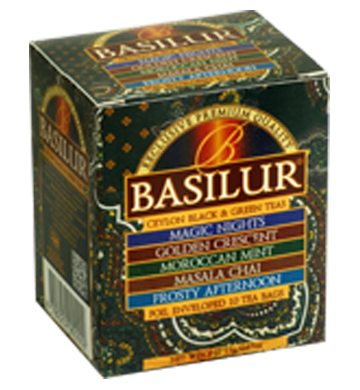 Basilur Oriental Assorted Tea, 10 Count Tea Bags