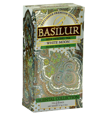 Basilur Oriental White Moon Tea、25 カウント ティーバッグ