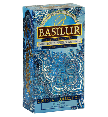 Basilur Oriental Frosty Afternoon Tea, 25 Count Tea Bags