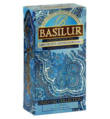 Basilur Oriental Frosty Afternoon Tea、25 カウント ティーバッグ