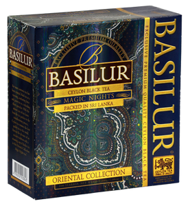 Basilur Oriental Magic Nights Tea, 100 Count Tea Bags