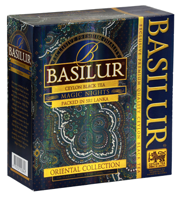 Basilur Oriental Magic Nights Tea, 100 Count Tea Bags