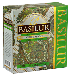 Basilur Oriental White Moon Tea, 100 Count Tea Bags