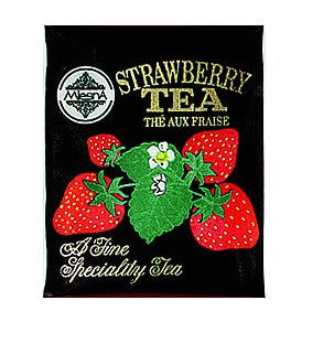 Mlesna Strawberry Flavoured Ceylon Tea, 20 Count Tea Bags