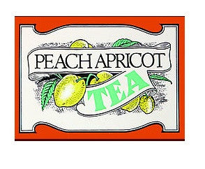 Mlesna Peach Apricot Flavoured Ceylon Tea, 20 Count Tea Bags