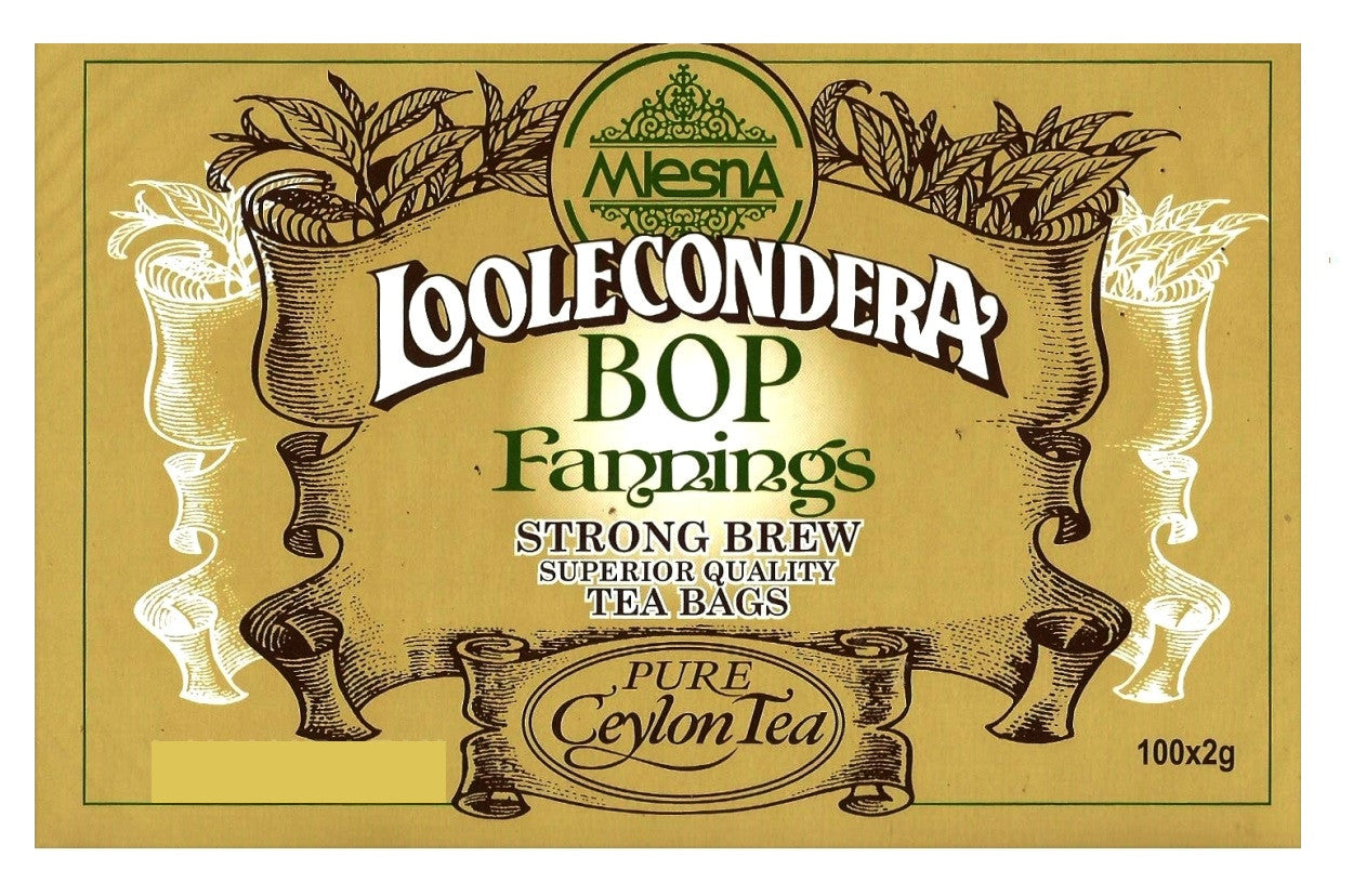 Mlesna Loolecondera Ceylon Tea, 100 Count Tea Bags