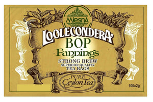Mlesna Loolecondera Ceylon Tea, 100 Count Tea Bags
