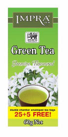 Impra Jasmine Green Tea, 25 Count Tea Bags