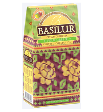 Basilur Knitted Folk Green Tea, Loose Tea 90g