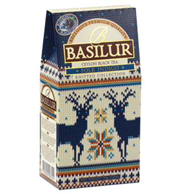 Basilur Knitted Folk Indigo Tea, Loose Tea 90g