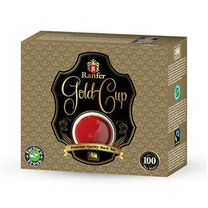 Ranfer Gold Cup Ceylon Tea, 100 Count Tea Bags