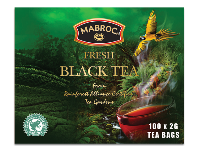 Mabroc Pure Ceylon Tea, 100 Count Tea Bags