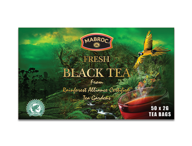 Mabroc Pure Ceylon Tea, 50 Count Tea Bags