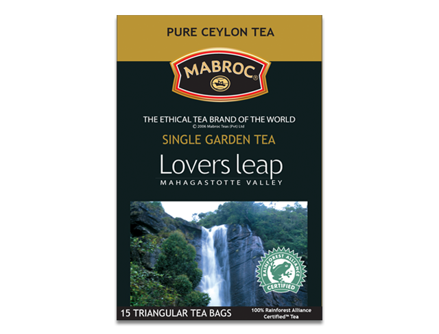 Mabroc Lovers Leap Pure Ceylon Tea, 15 Count Tea Bags