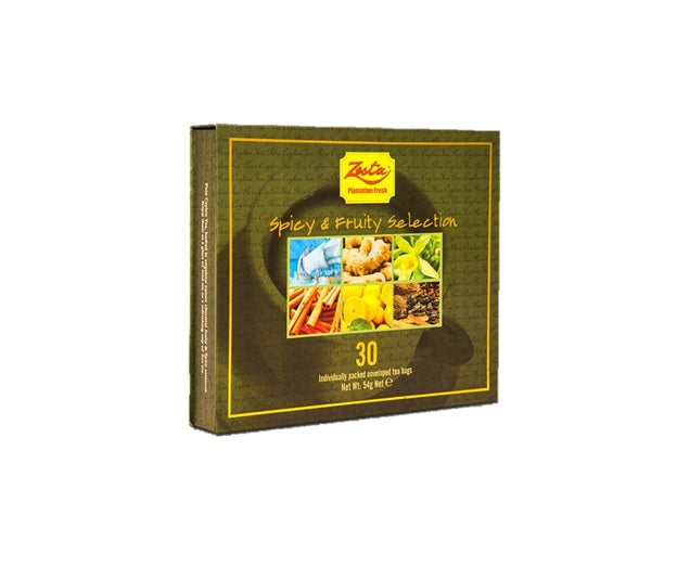 Zesta Spicy And Fruity Selection Ceylon Black Tea, 30 Count Tea Bags