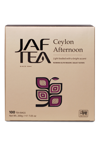 Jaf Ceylon Afternoon Tea, 100 Count Tea Bags