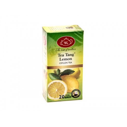 Tea Tang Lemon Flavoured Ceylon Black Tea, 20 Count Tea Bags