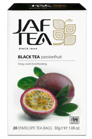 Jaf パッションフルーツ セイロン紅茶、20 カウント ティーバッグ