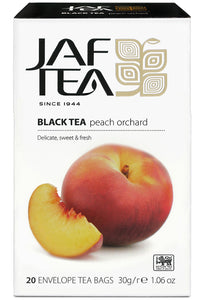 Jaf Peach Orchard Ceylon Black Tea, 20 Count Tea Bags