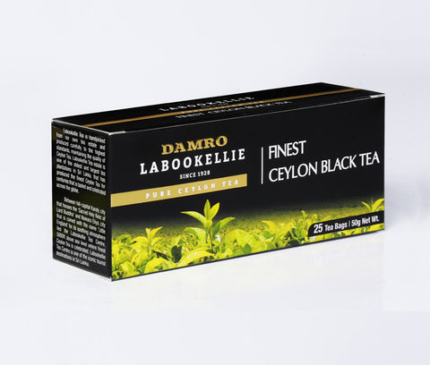 Damro Labookellie ピュア セイロン紅茶、25 カウント ティーバッグ