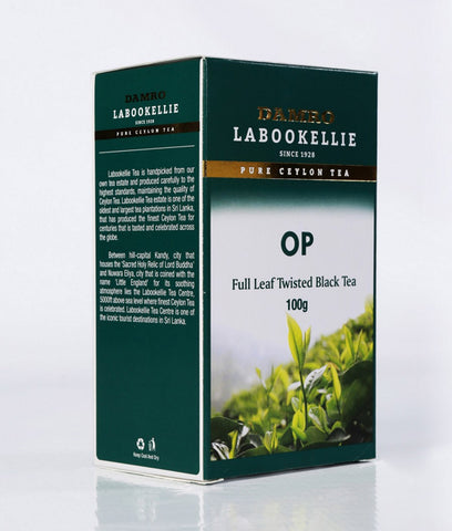 Damro Labookellie OP Pure Ceylon Black Tea, Loose Tea 100g