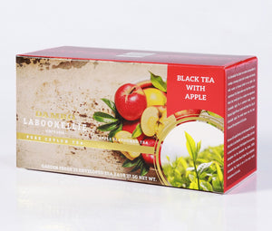 Damro Labookellie Apple Flavoured Pure Ceylon Black Tea, 25 Count Tea Bags