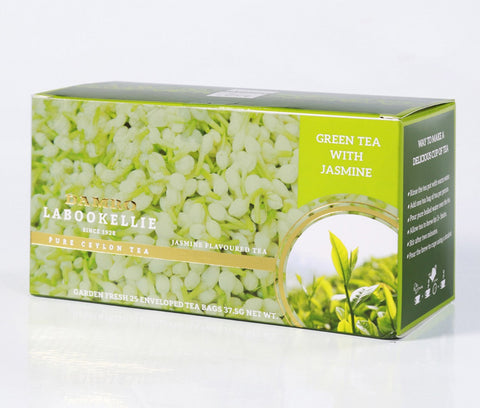Damro Melfort Green Tea With Jasmine, 25 Count Tea Bags