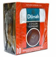Dilmah Ceylon Supreme Tea, 10 Count Tea Bags