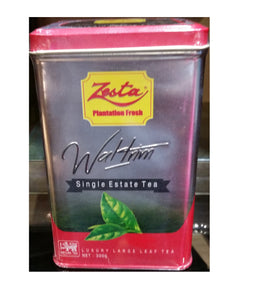 Zesta Waltrim Tin Caddy, Loose Large Leaf Tea 300g