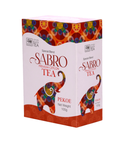 Sabro PEKOE Pure Ceylon Black Tea, Loose Tea 100g