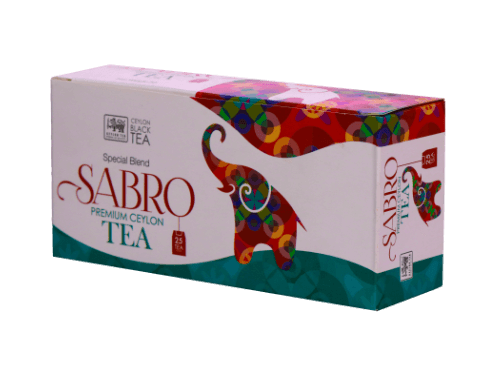 Sabro Pure Ceylon Tea, 25 Count Tea Bags