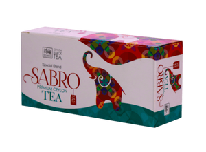 Sabro Pure Ceylon Tea, 25 Count Tea Bags