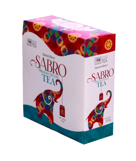 Sabro Pure Ceylon Tea, 100 Count Tea Bags