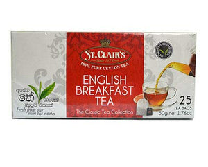 St Clair's English Breakfast Tea, 25 Count Tea Bags