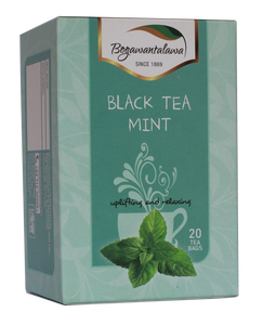Bogawantalawa Mint Flavoured Ceylon Black tea, 20 Count Tea Bags