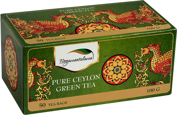 Bogawantalawa Green Tea, 50 Count Tea Bags
