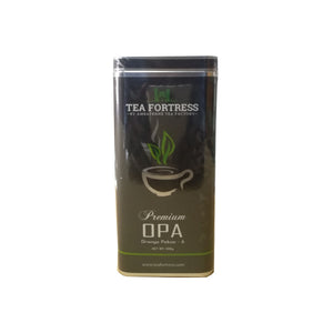 Tea Fortress Premium OPA Tin Caddy, Loose Tea 100g