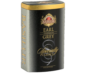 Basilur Specialty Classic Earl Grey Ceylon Tea Tin Caddy, Loose Tea 100g