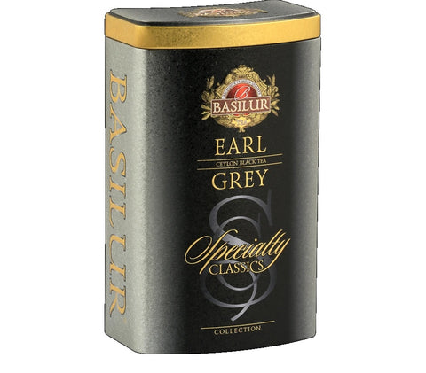 Basilur Specialty Classic Earl Grey Ceylon Tea Tin Caddy、ルースティー100g