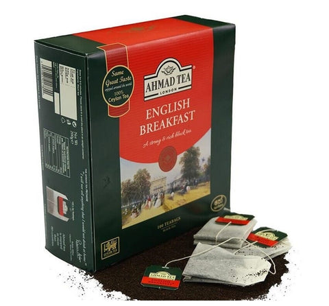 Ahmad Ceylon English Breakfast Tea, 100 Count Tea Bags