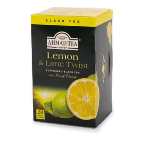 Ahmad Lemon And Lime Twist Tea, 20 Count Tea Bags