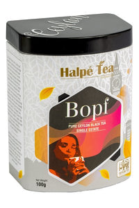 Halpe Ceylon BOPF Tea Tin, Loose Tea 100g